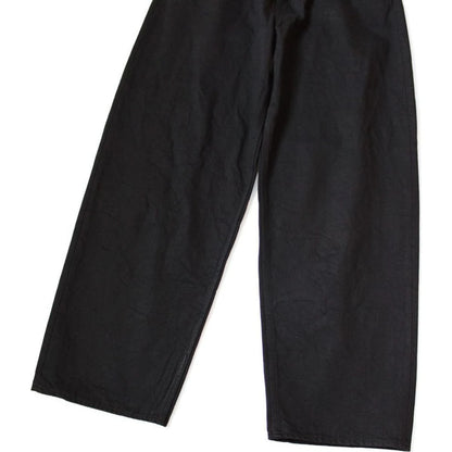 Kapital 14oz Black X Black Denim Club Baggy 5P Pants