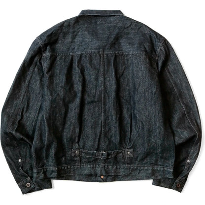 Kapital 14oz Denim 1st Jacket (Black Thread Version)