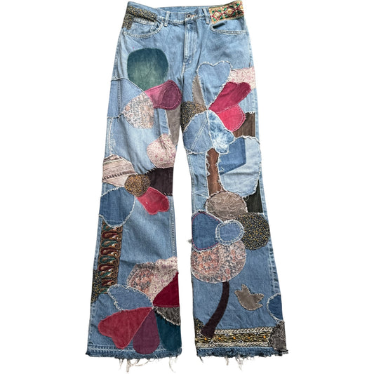 Kapital 14oz Denim 5-Pocket Rat Flare Pants (Hippie Insane Remake)