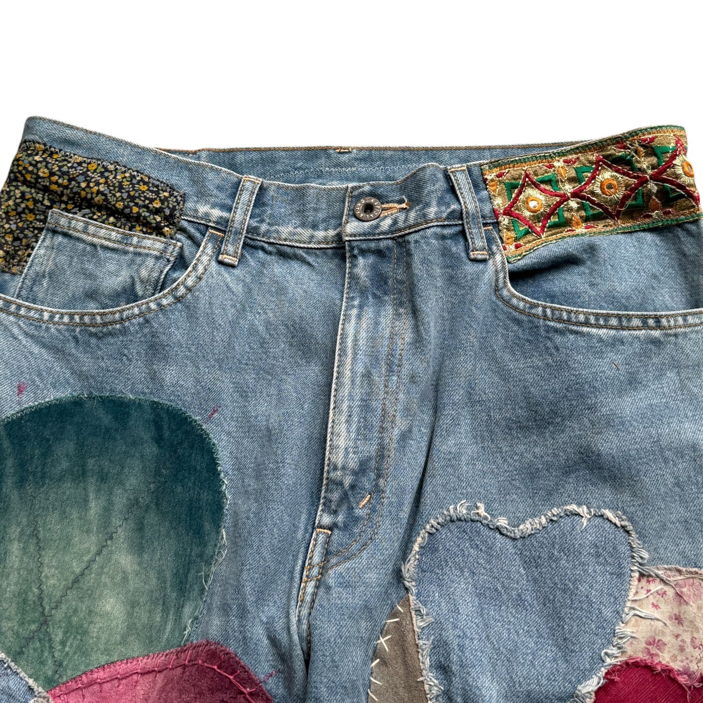 Kapital 14oz Denim 5-Pocket Rat Flare Pants (Hippie Insane Remake)