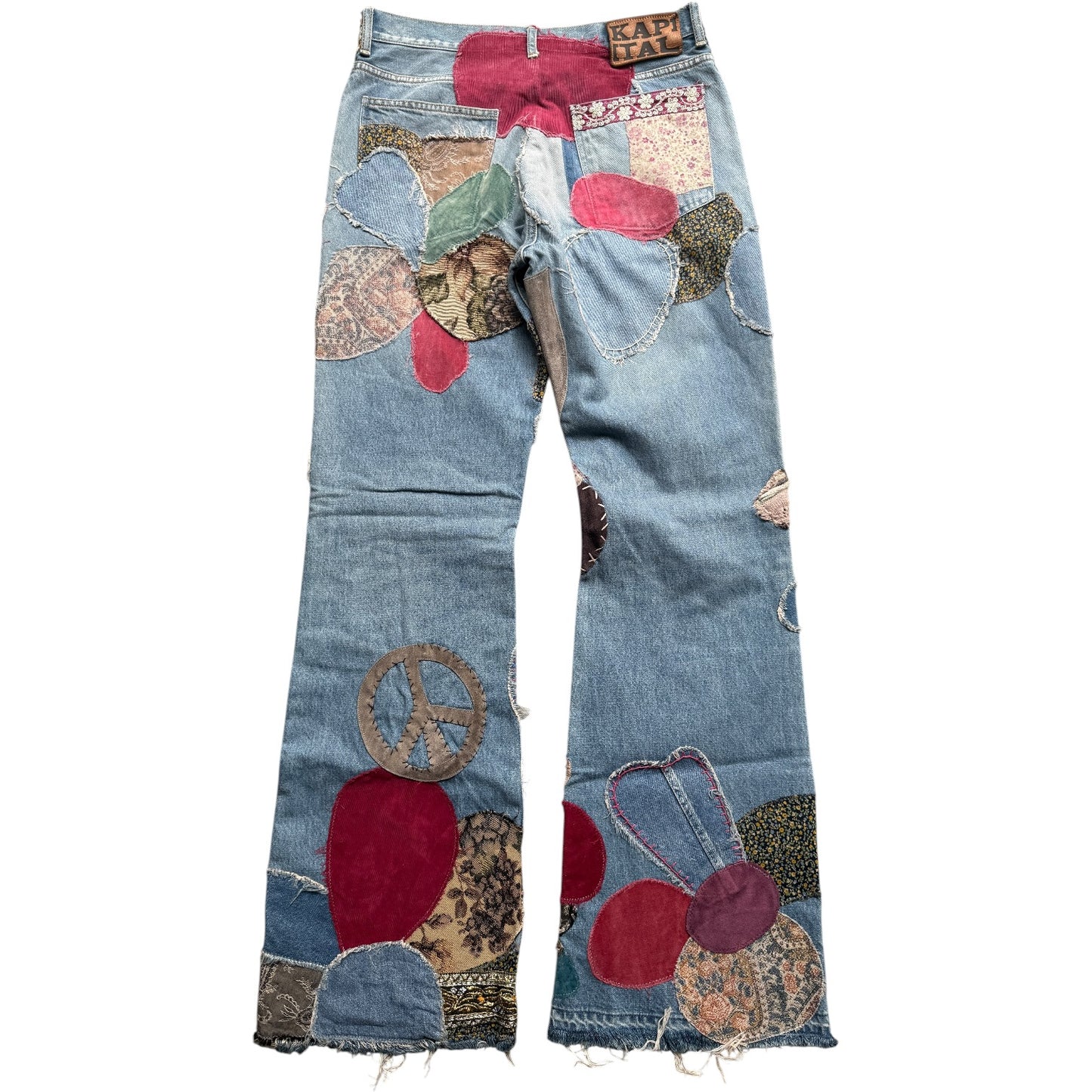 Kapital 14oz Denim 5-Pocket Rat Flare Pants (Hippie Insane Remake)