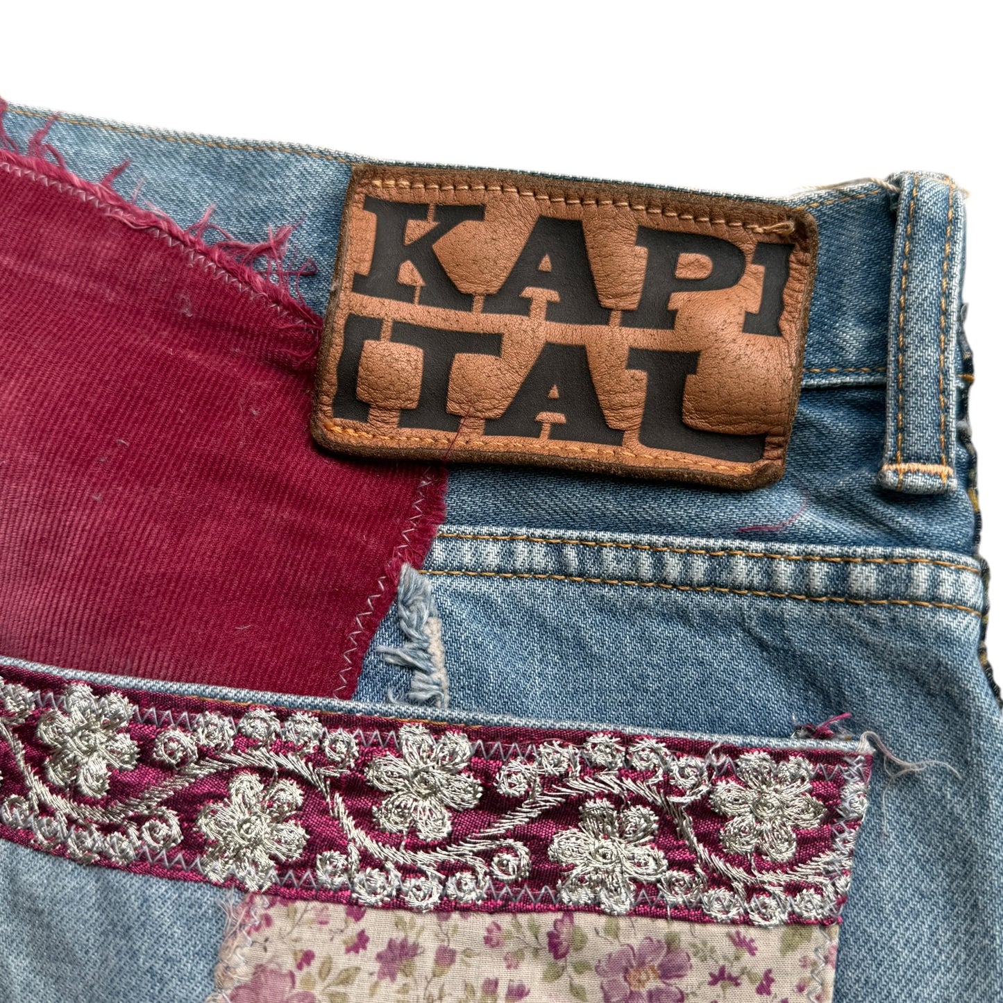 Kapital 14oz Denim 5-Pocket Rat Flare Pants (Hippie Insane Remake)