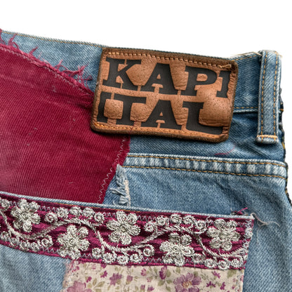 Kapital 14oz Denim 5-Pocket Rat Flare Pants (Hippie Insane Remake)