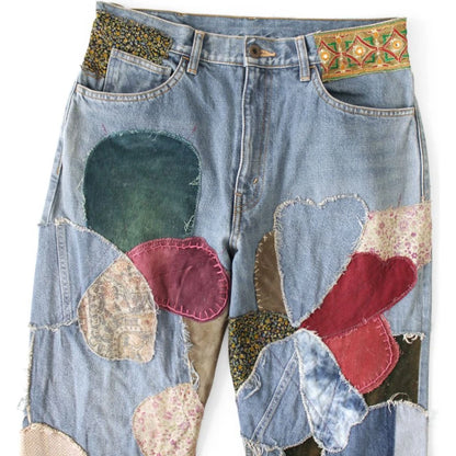 Kapital 14oz Denim 5 Pocket Rat Flare Pants (Hippie Insane Remake)