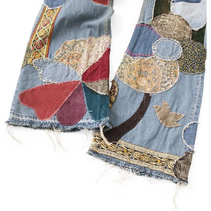 Kapital 14oz Denim 5 Pocket Rat Flare Pants (Hippie Insane Remake)