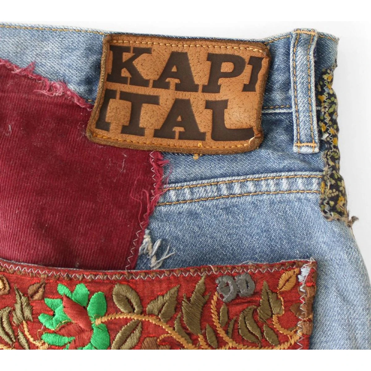Kapital 14oz Denim 5 Pocket Rat Flare Pants (Hippie Insane Remake)