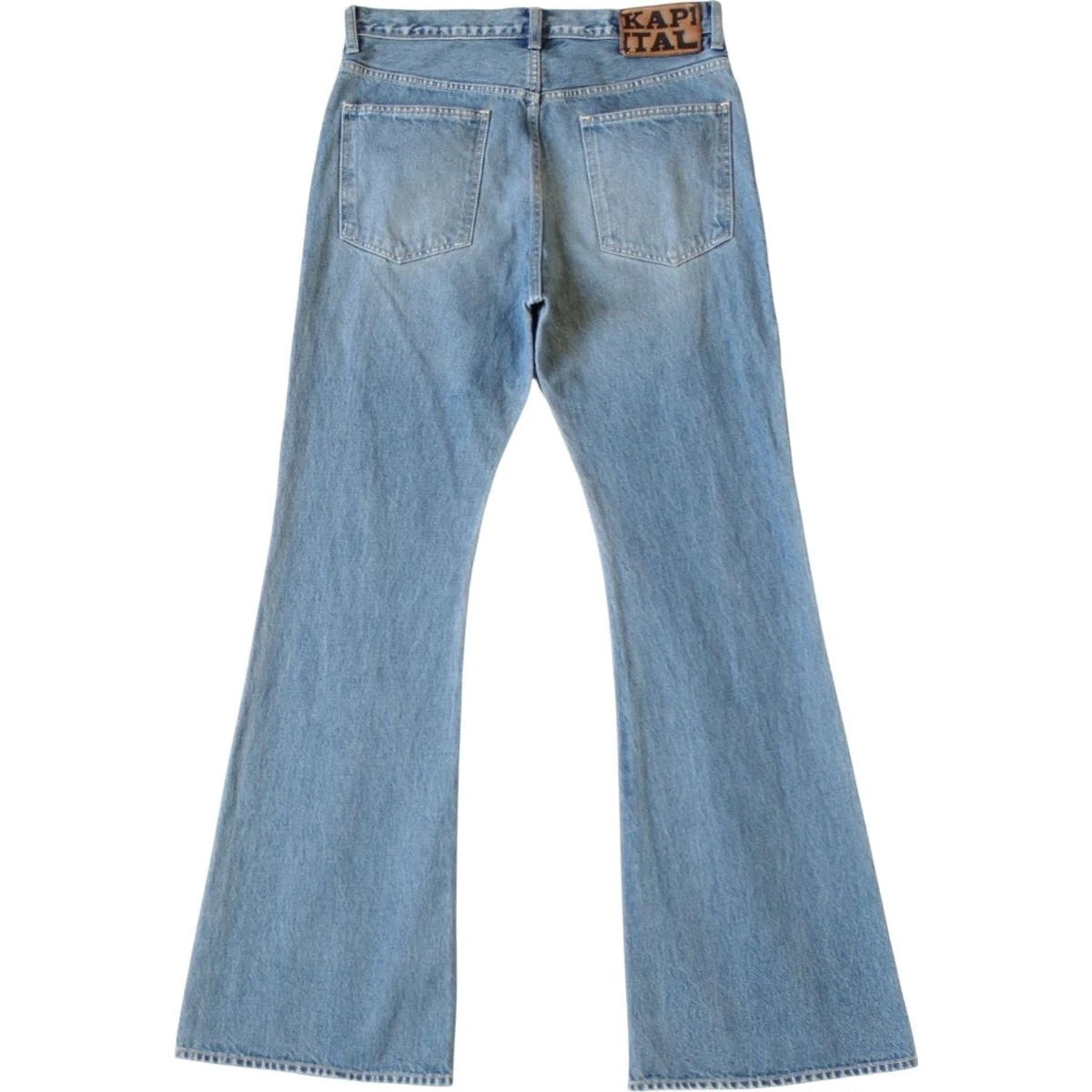 Kapital 14oz Denim 5P Apron-Skouser Bootcut Pants (Processed)