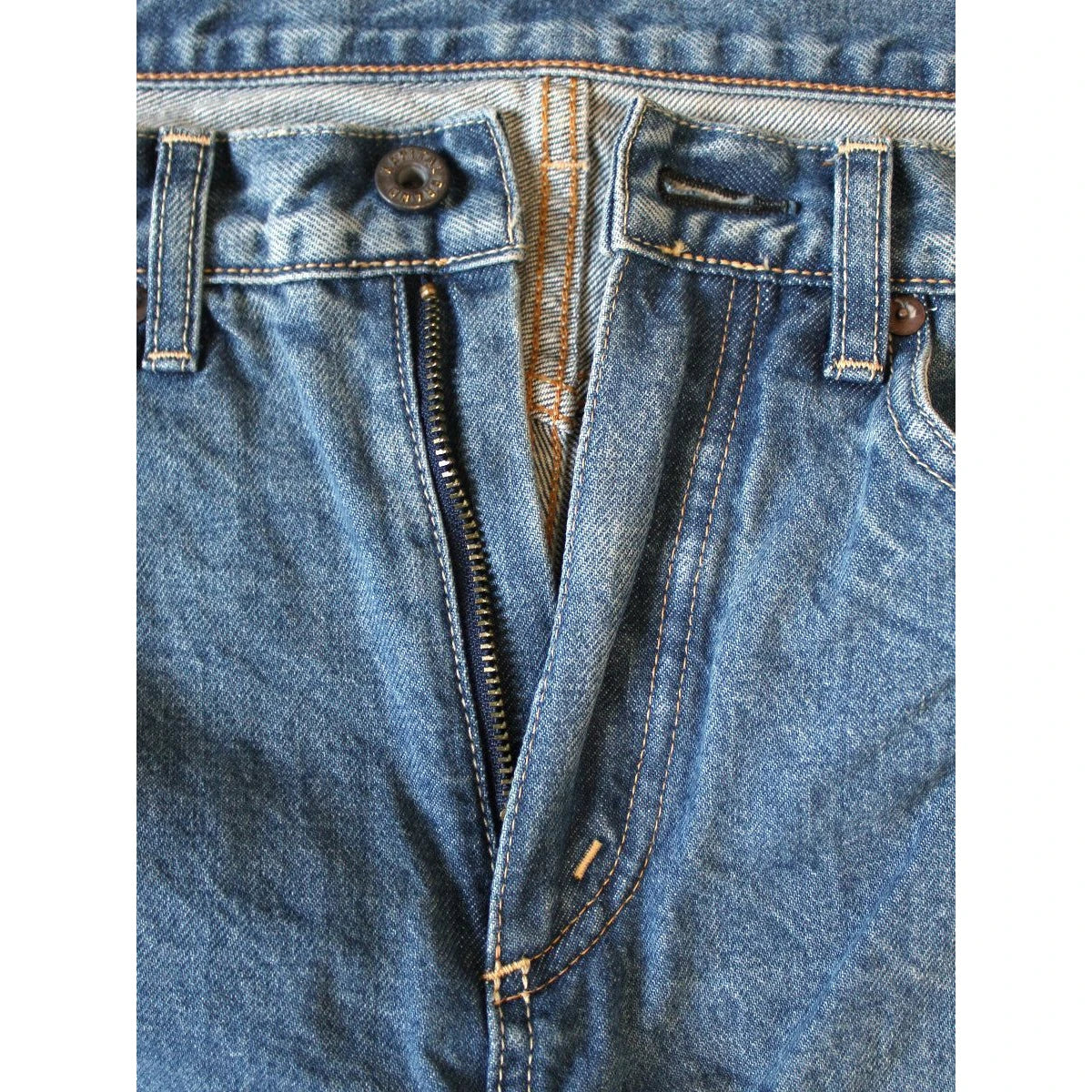 Kapital 14oz Denim 5P Apron-Skouser Bootcut Pants (Processed)