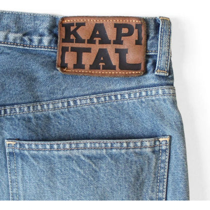 Kapital 14oz Denim 5P Apron-Skouser Bootcut Pants (Processed)