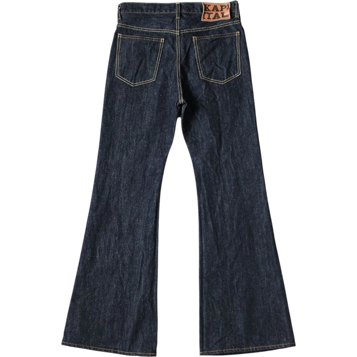 Kapital 14oz Denim 5P Apron-Skouser Flare Pants