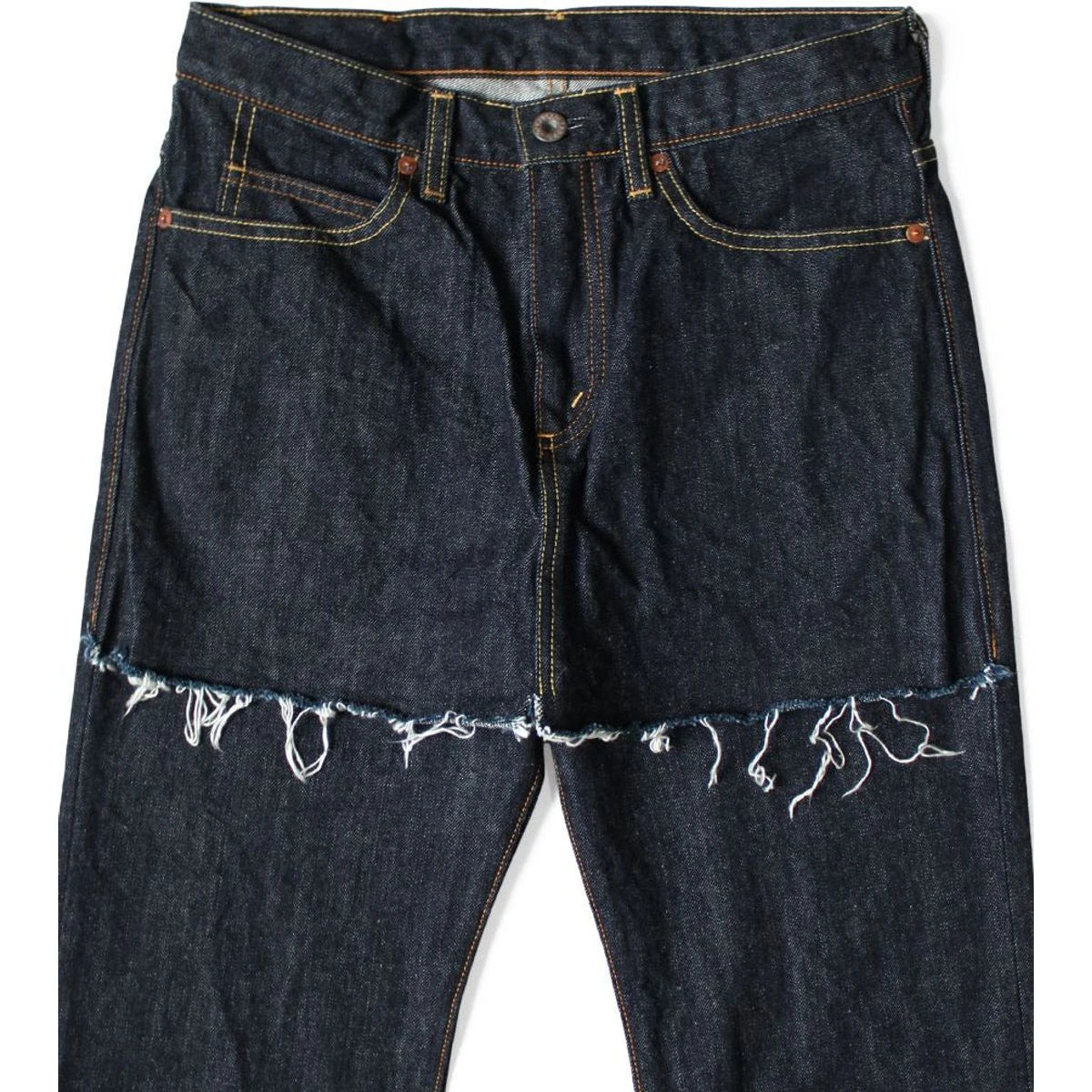 Kapital 14oz Denim 5P Apron-Skouser Flare Pants