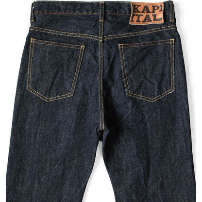 Kapital 14oz Denim 5P Apron-Skouser Flare Pants