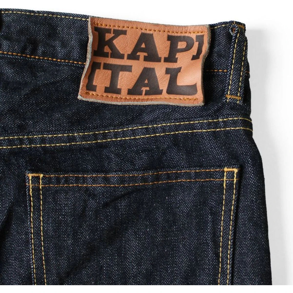 Kapital 14oz Denim 5P Apron-Skouser Flare Pants