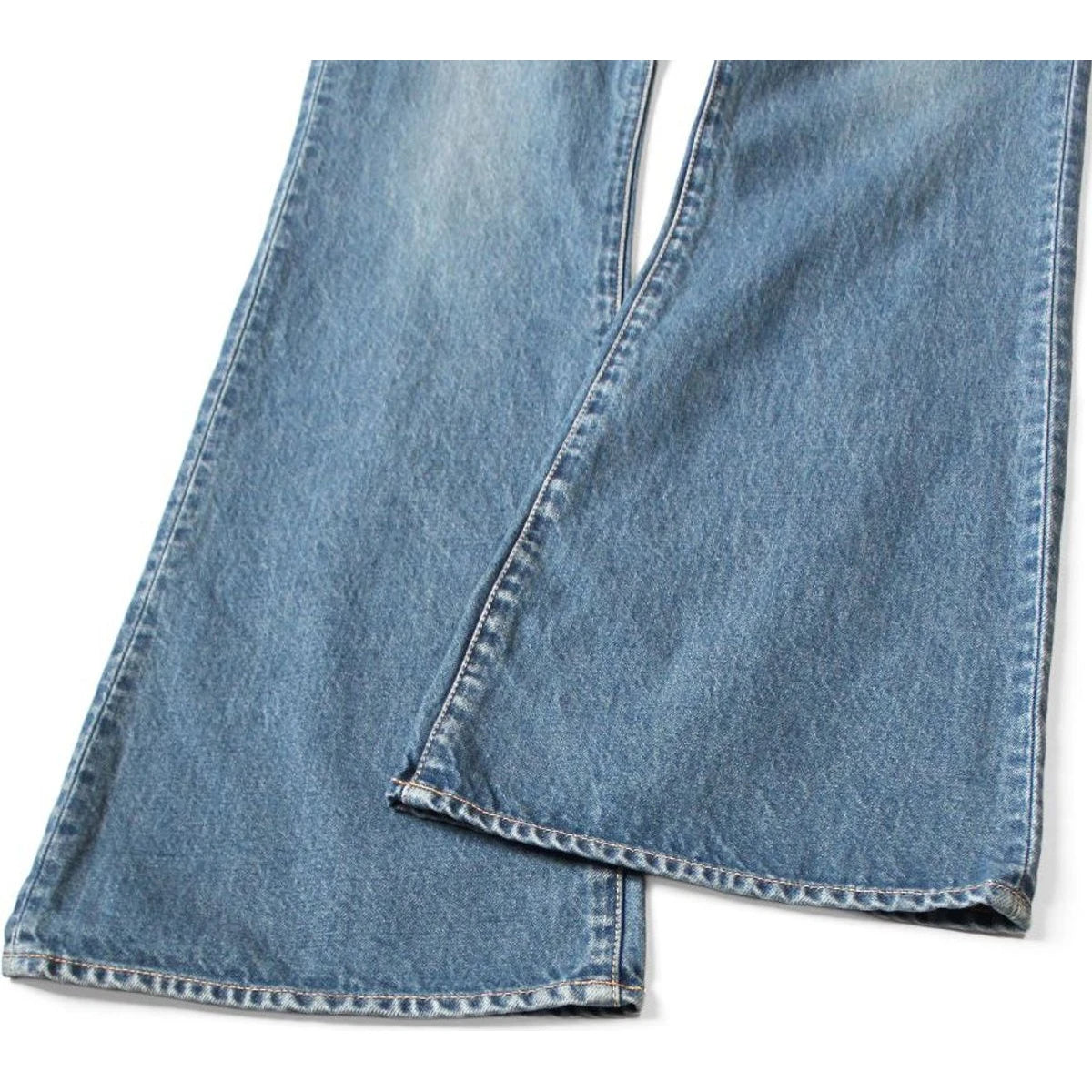 Kapital 14oz Denim 5P Apron-Skouser Flared Pants (Processed)