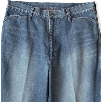 Kapital 14oz Denim 5P Frisko (Center Pleats)