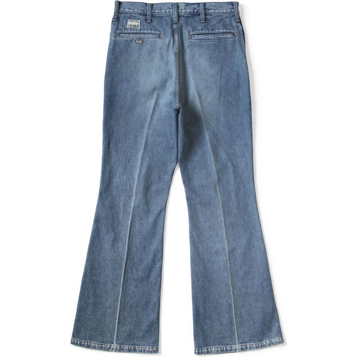 Kapital 14oz Denim 5P Frisko Flare (Center Pleats)