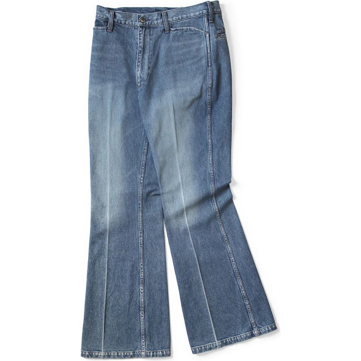 Kapital 14oz Denim 5P Frisko Flare (Center Pleats)