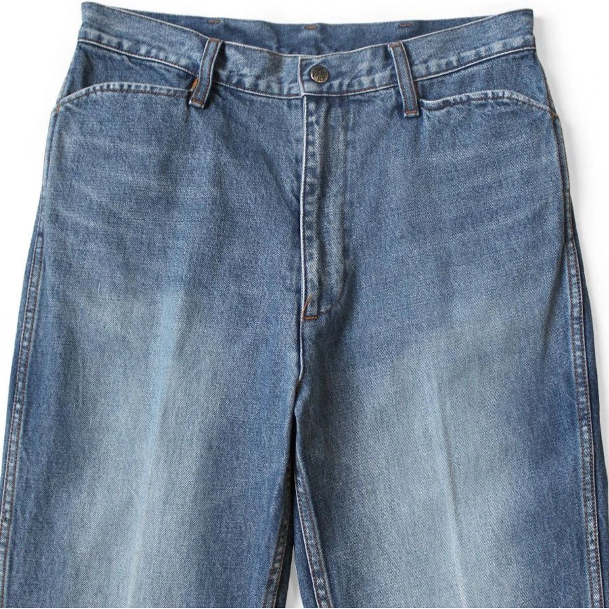 Kapital 14oz Denim 5P Frisko Flare (Center Pleats)