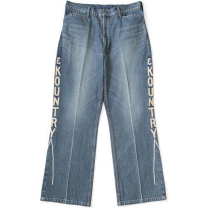 Kapital 14oz Denim 5P Frisko (Kountry Embroidery)