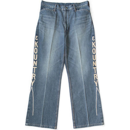 Kapital 14oz Denim 5P Frisko (Kountry Embroidery)