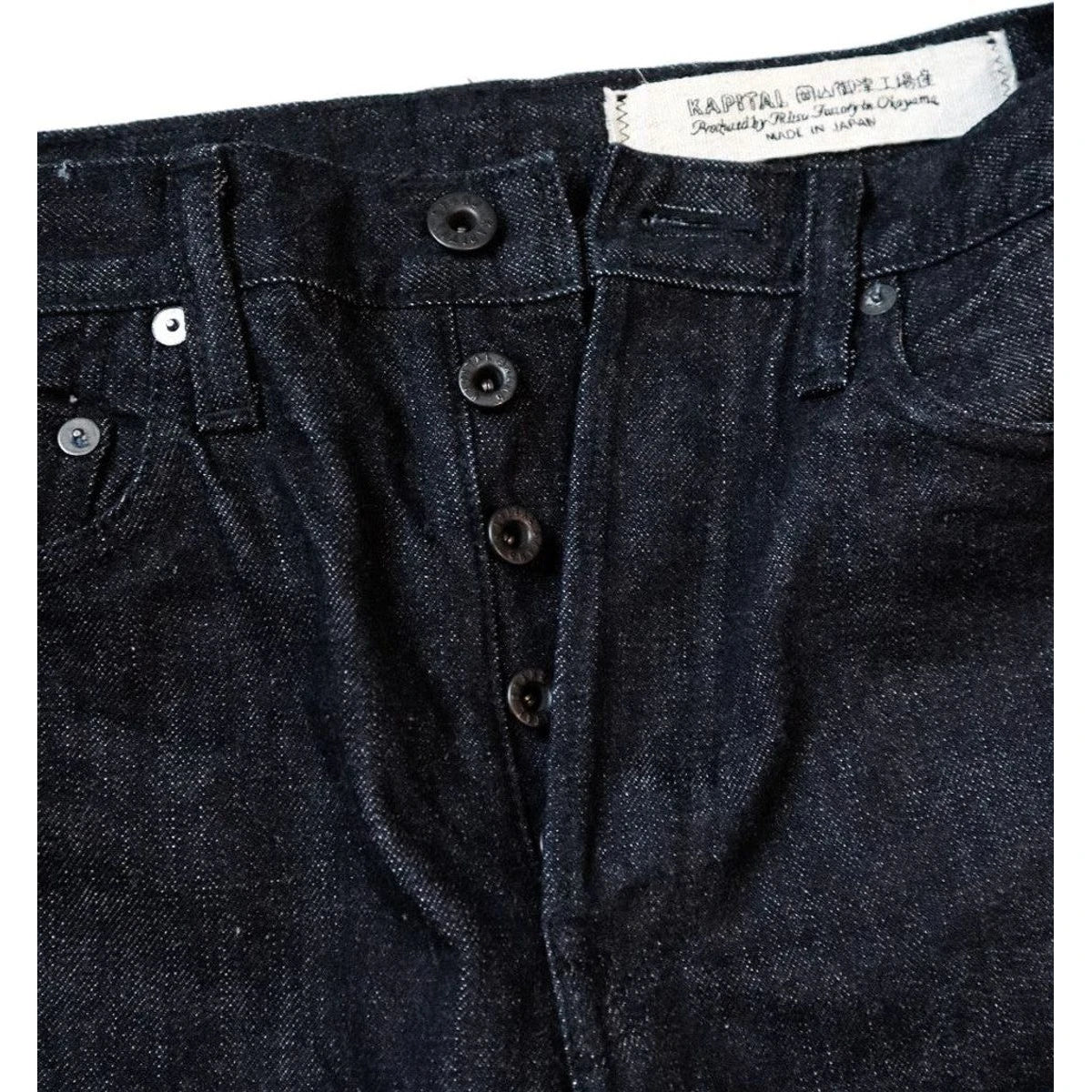 Kapital 14oz Denim 5P Monkey Cisco (Black Thread Version)
