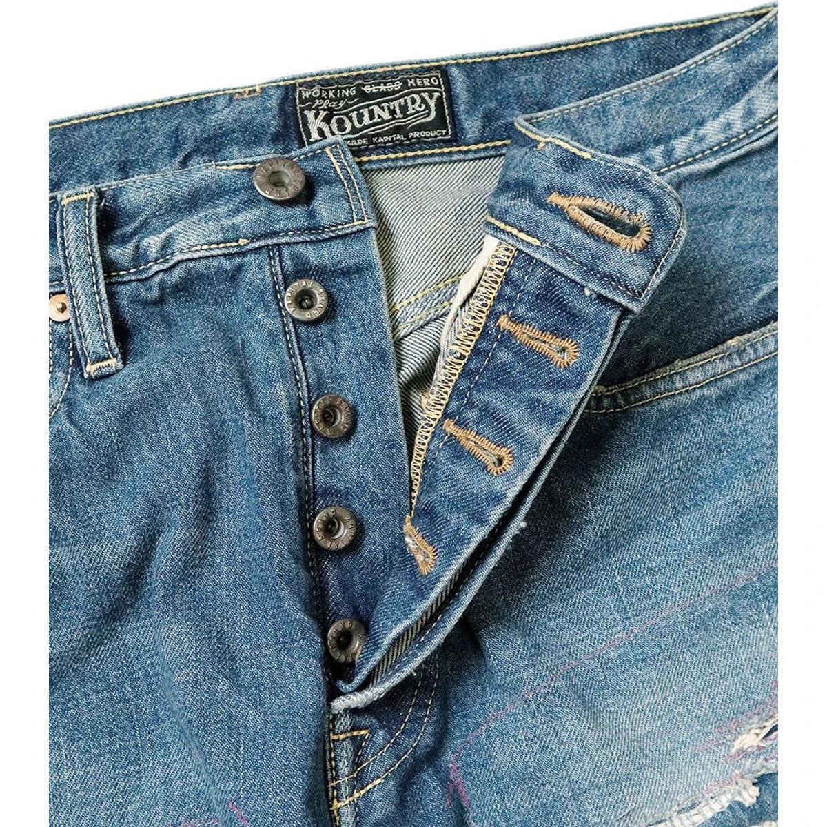 Kapital 14oz Denim 5P Monkey Cisco (Dixie Remake)