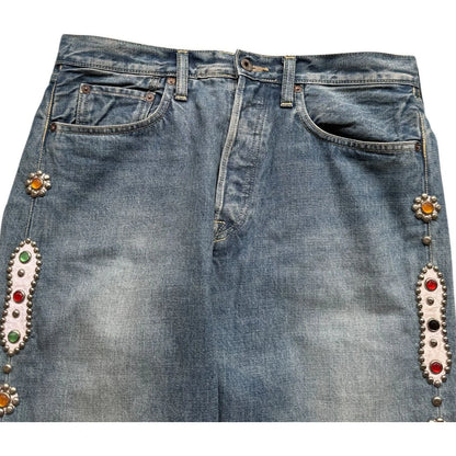Kapital 14oz Denim 5P Monkey CISCO (Studs Remake)