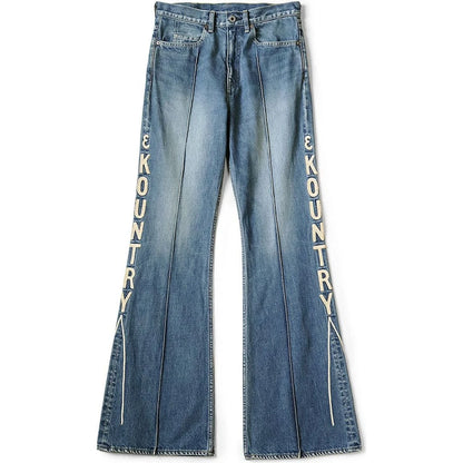 Kapital 14oz Denim 5P Okabellbo (Kountry Embroidery)