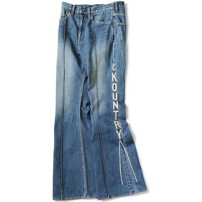 Kapital 14oz Denim 5P Okabellbo (Kountry Embroidery)