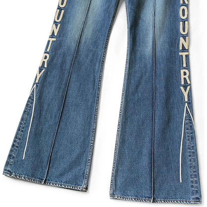 Kapital 14oz Denim 5P Okabellbo (Kountry Embroidery)