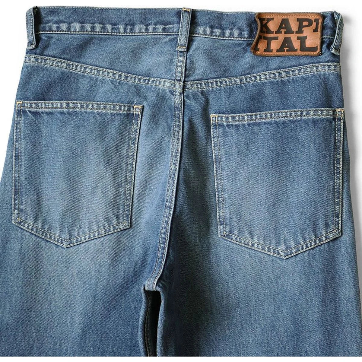 Kapital 14oz Denim 5P Okabellbo (Kountry Embroidery)