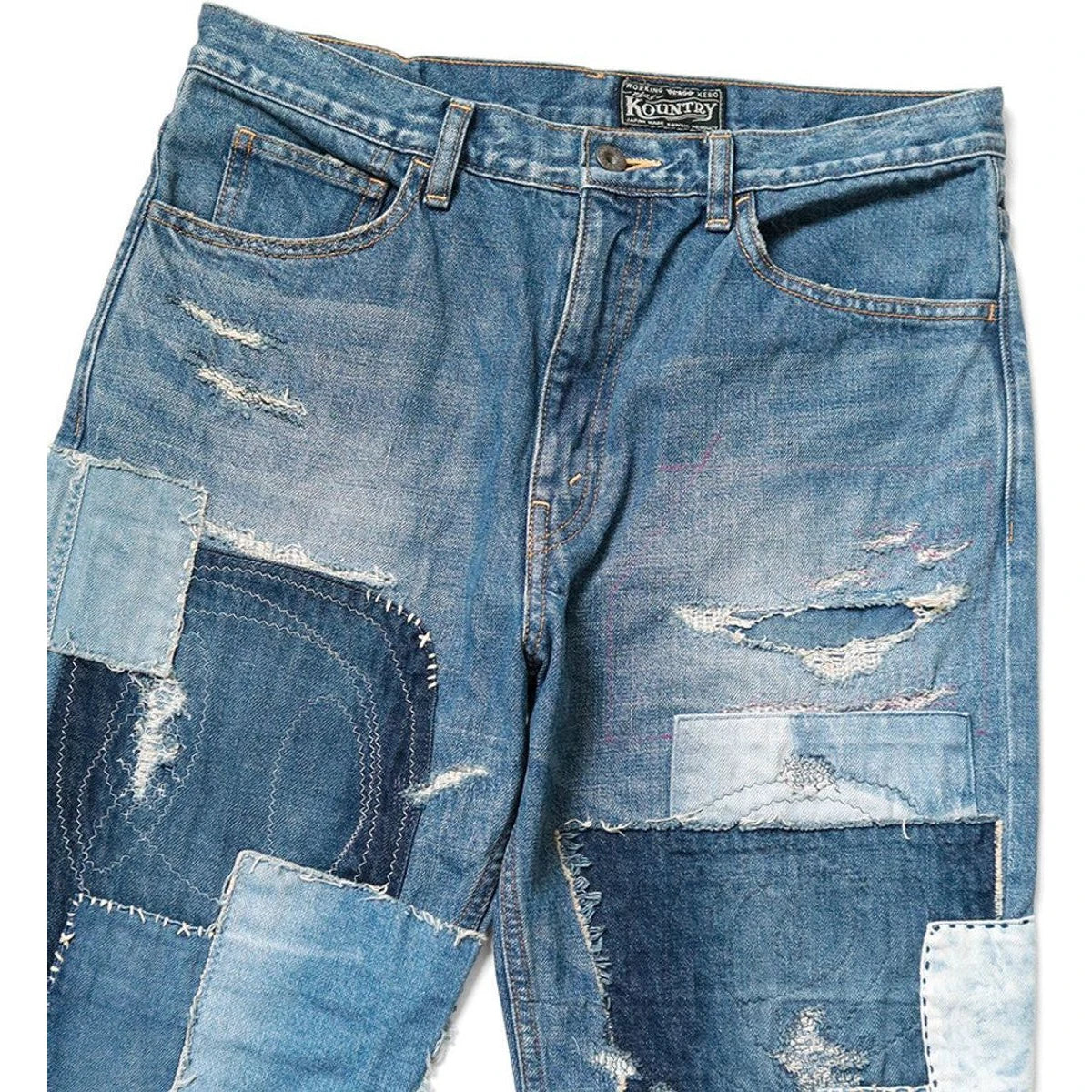 Kapital 14oz Denim 5P Rat Flare Pants (Crazy Dixie Remake)