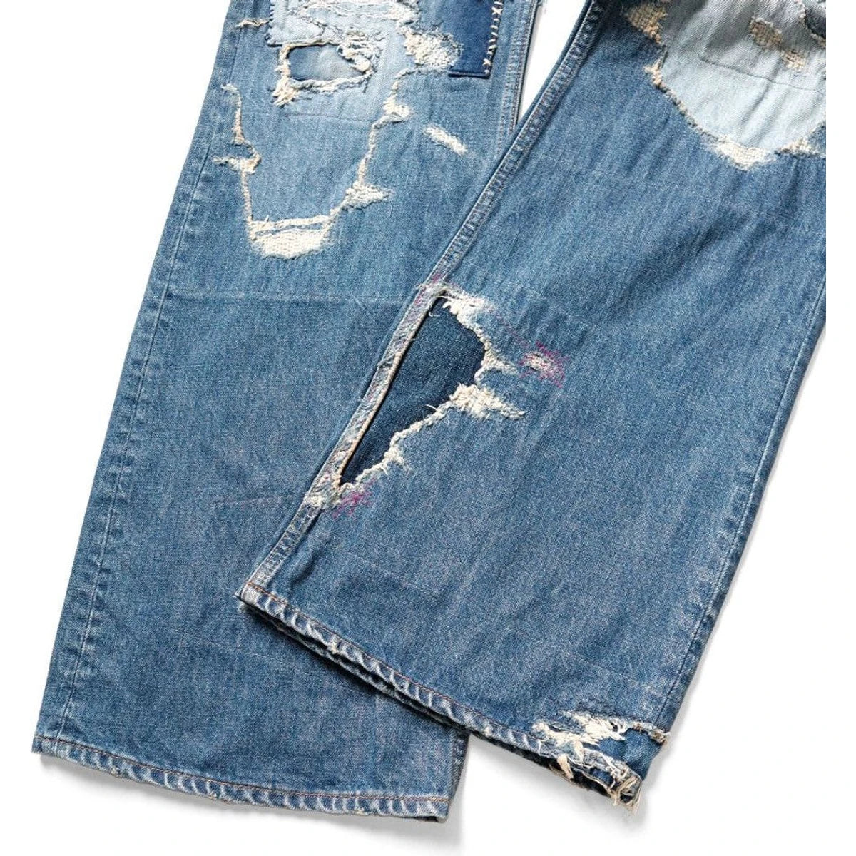 Kapital 14oz Denim 5P Rat Flare Pants (Crazy Dixie Remake)