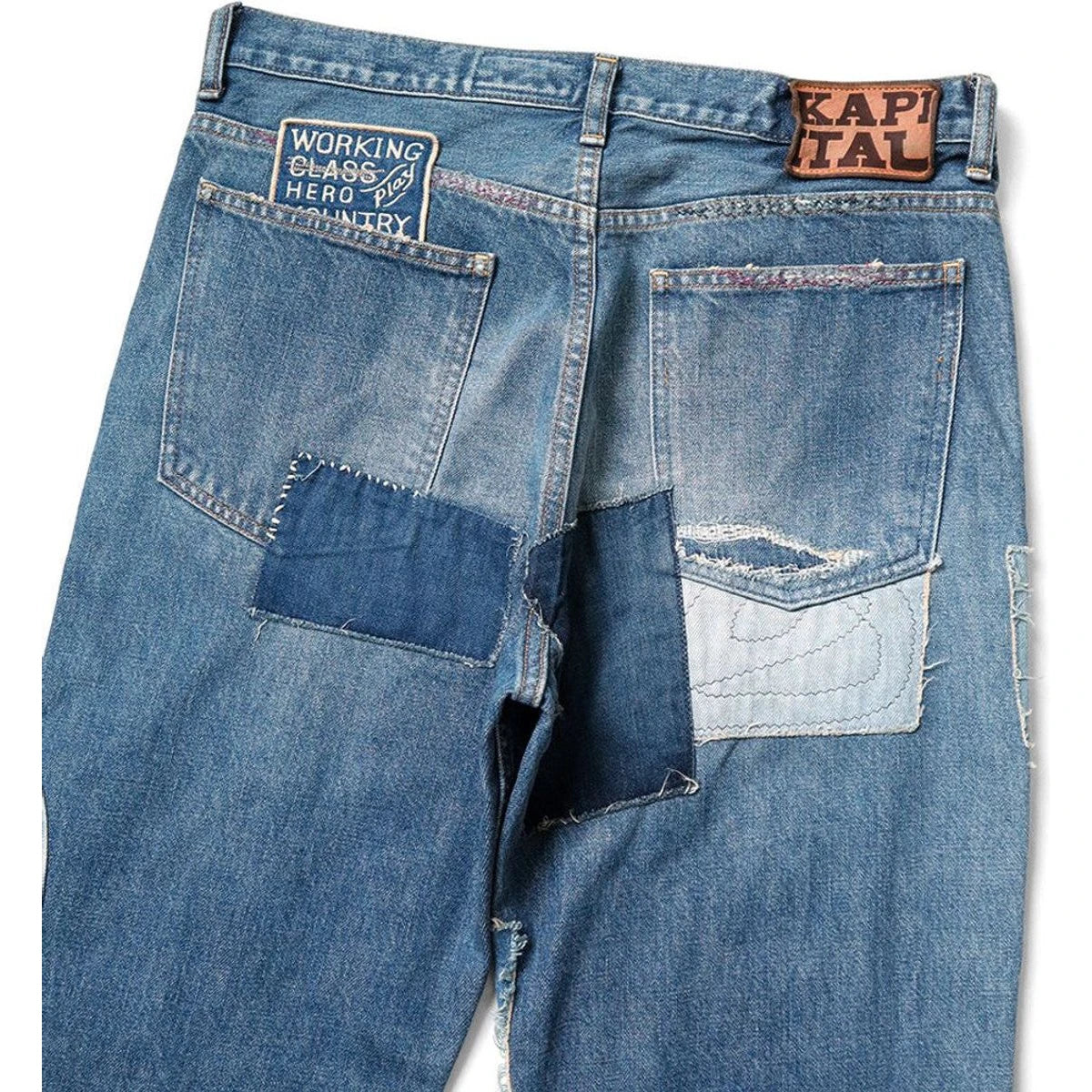 Kapital 14oz Denim 5P Rat Flare Pants (Crazy Dixie Remake)