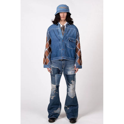 Kapital 14oz Denim 5P Rat Flare Pants (Crazy Dixie Remake)