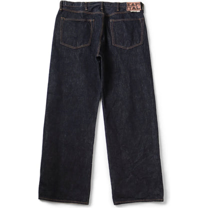 Kapital 14oz Denim 5P Selvedge Wide Leg Monkey TH (40~46inch)