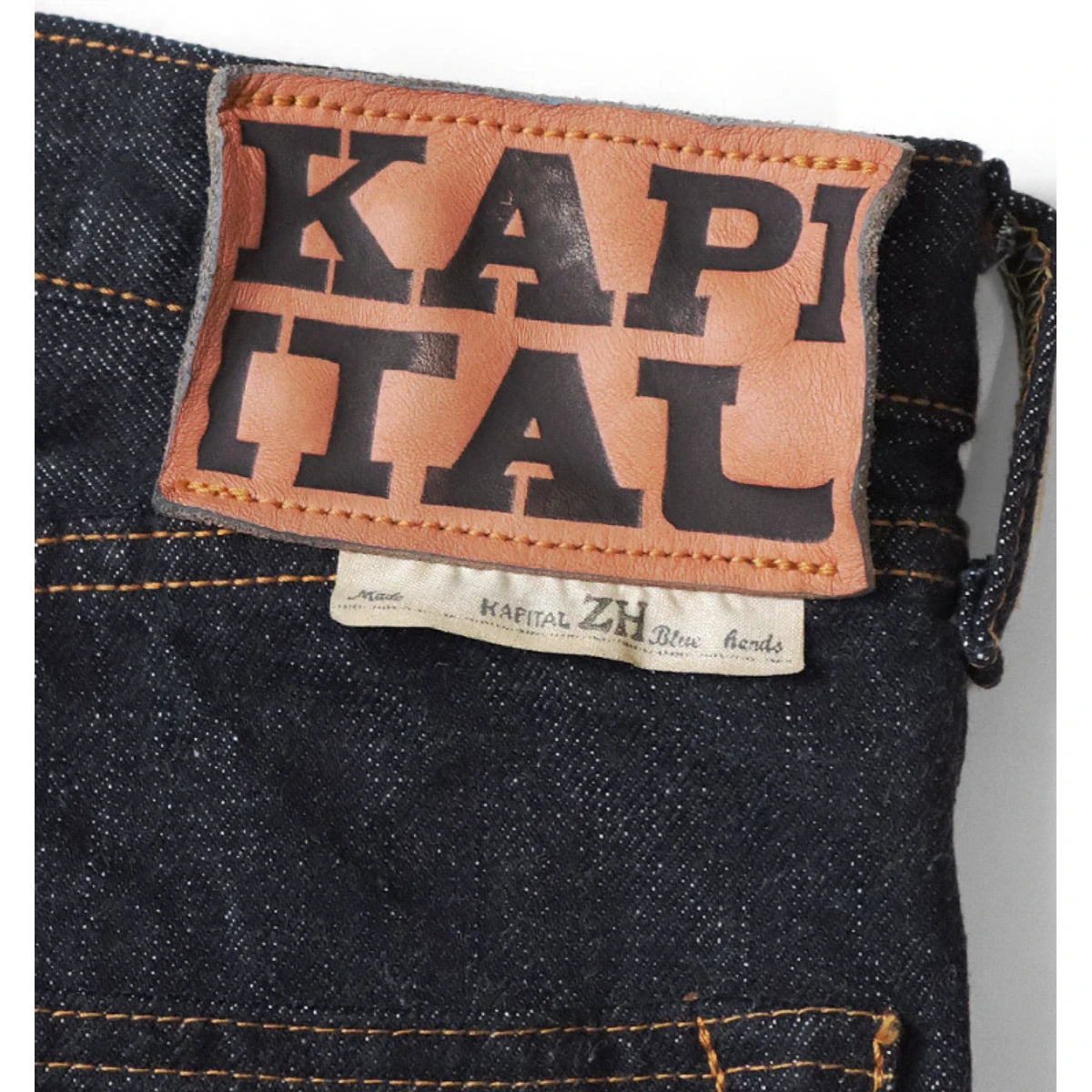 Kapital 14oz Denim 5P Wide Leg Monkey TH (40~46inch) | CO JP