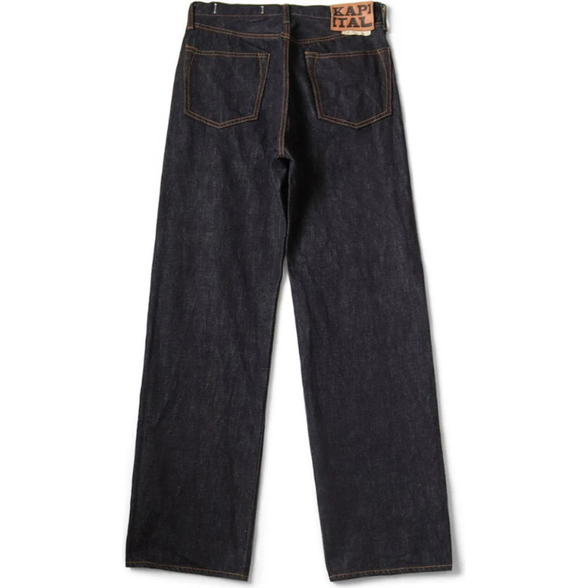 Kapital 14oz Denim 5P Selvedge Wide Leg Monkey TH