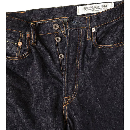 Kapital 14oz Denim 5P Selvedge Wide Leg Monkey TH