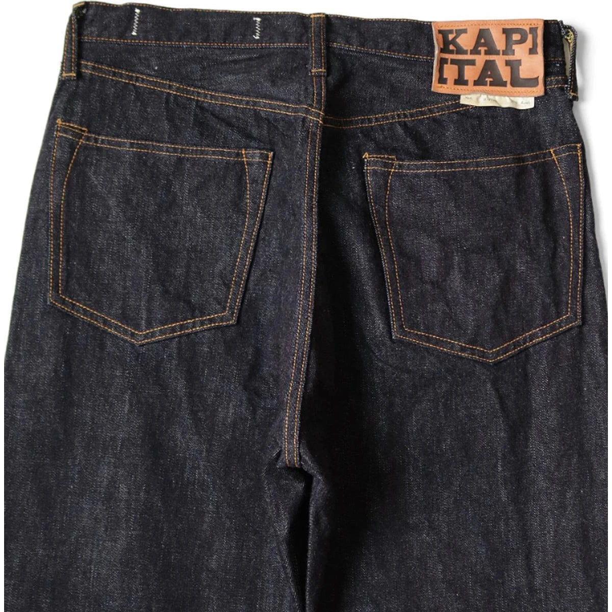 Kapital 14oz Denim 5P Selvedge Wide Leg Monkey TH