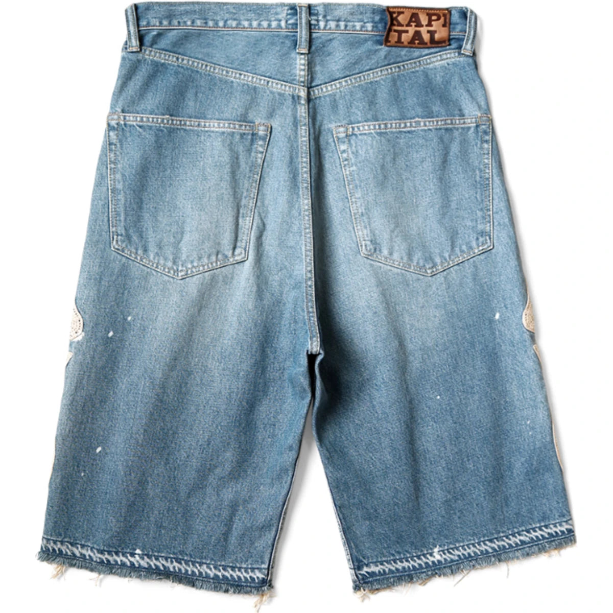 Kapital 14oz Denim 5P Short Pants (Bone Embroidery) | COJP Gallery