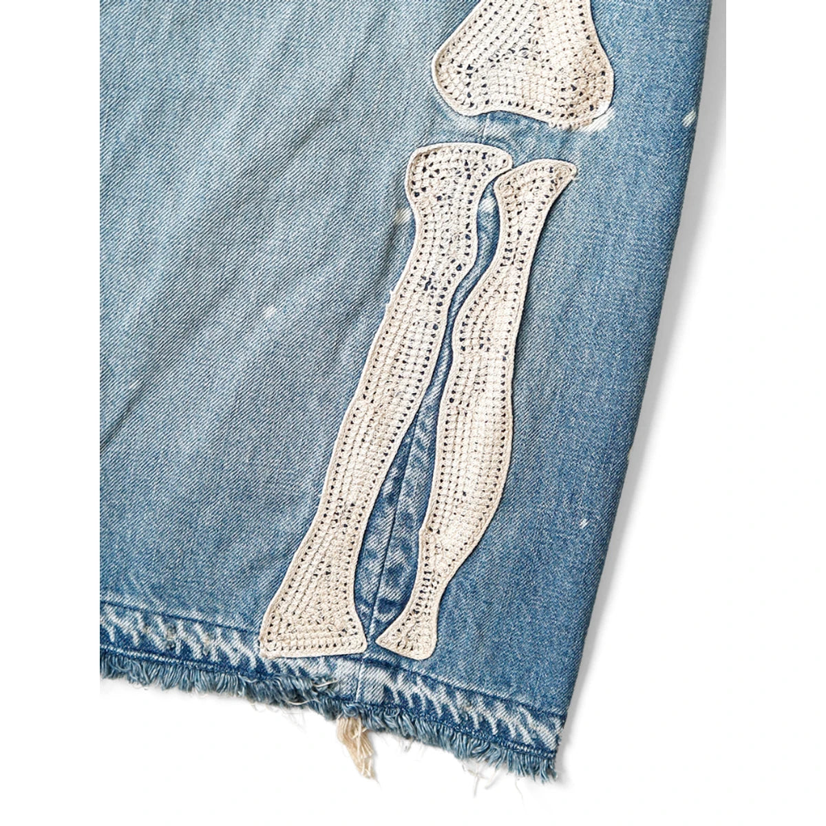 kapital 14ozデニム 5Pショートパンツ（BONE刺繍）