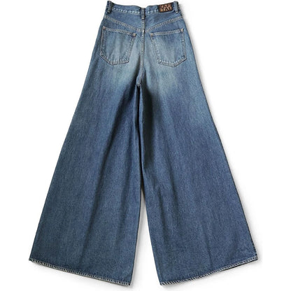 Kapital 14oz Denim 5P Skittle Baggy Pants (Processed)