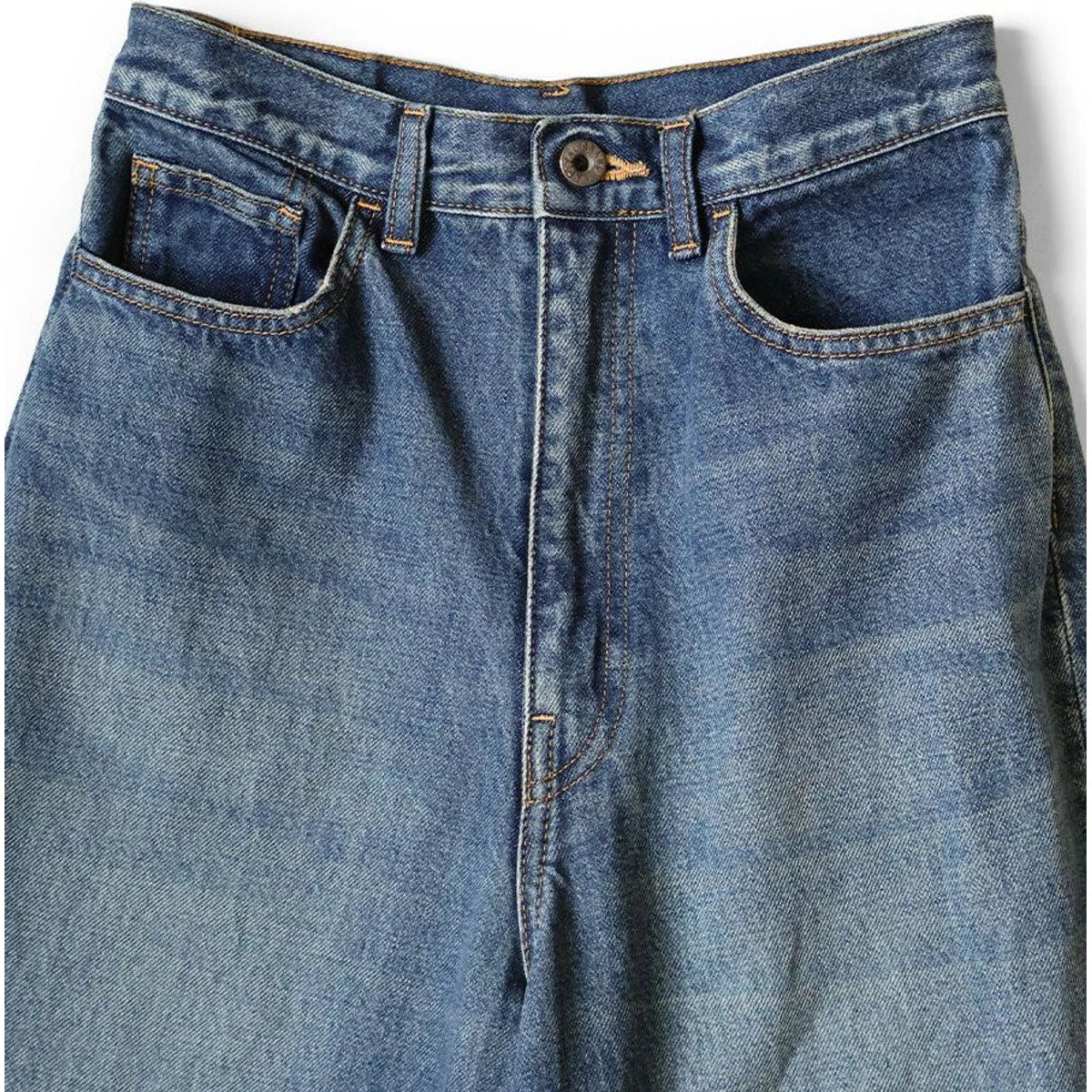 Kapital 14oz Denim 5P Skittle Baggy Pants (Processed)