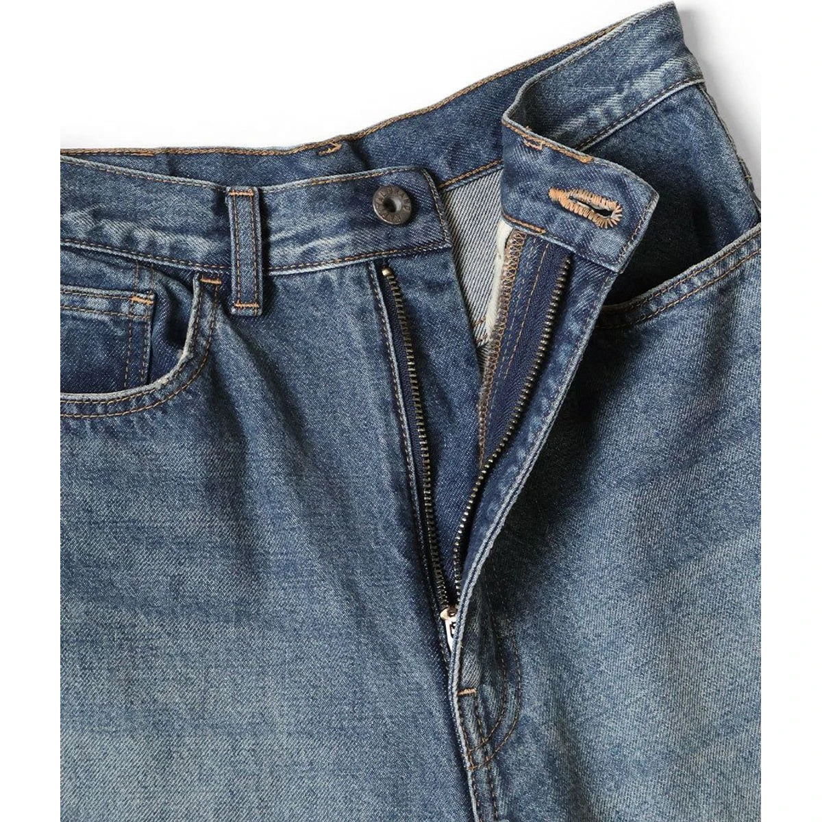 Kapital 14oz Denim 5P Skittle Baggy Pants (Processed)