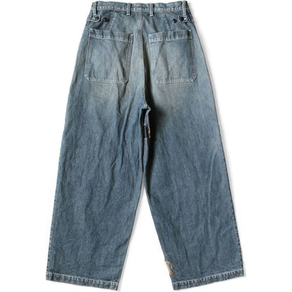 Kapital 14oz Denim Fatigue Baggy Pants (Rushfield Remake)