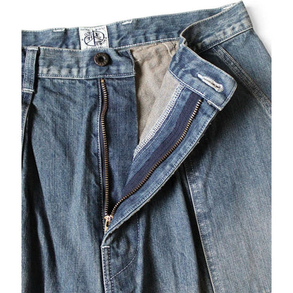 Kapital 14oz Denim Fatigue Baggy Pants (Rushfield Remake)