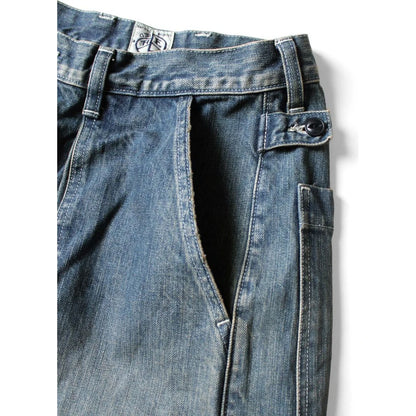 Kapital 14oz Denim Fatigue Baggy Pants (Rushfield Remake)