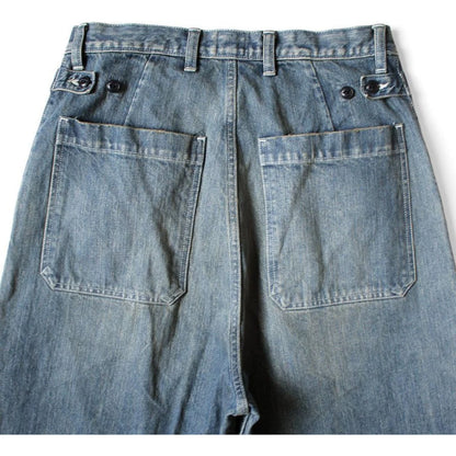 Kapital 14oz Denim Fatigue Baggy Pants (Rushfield Remake)