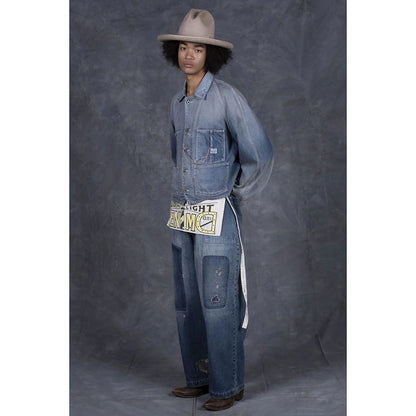 Kapital 14oz Denim Fatigue Baggy Pants (Rushfield Remake)